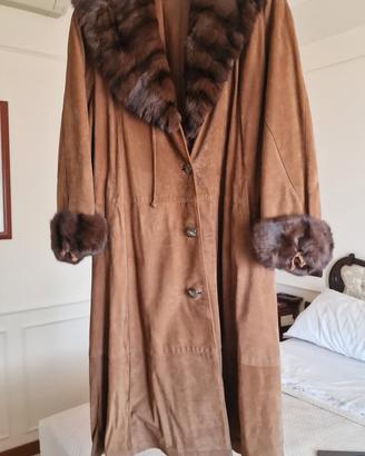 cappotto scamosciato 