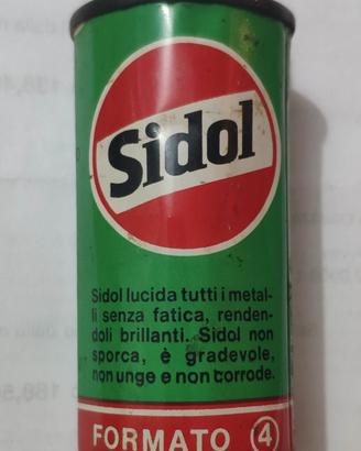 bottiglietta di sidol - lucidante-