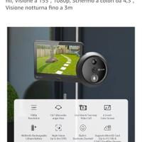 Spioncino per porte con telecamera integrata