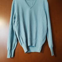 maglione Yves Saint Laurent celeste