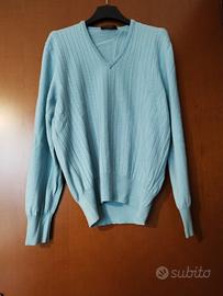 maglione Yves Saint Laurent celeste