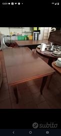 Tavolo legno noce allungabile 