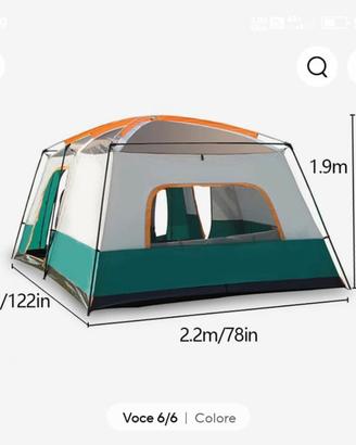 Tenda a casetta 