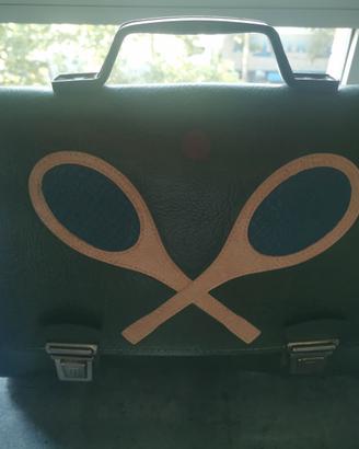 borsa scuola similpelle MUNARI  Anni 70