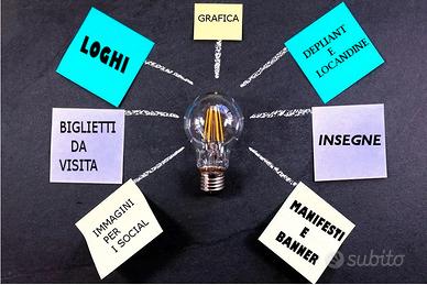 Insegna grafica pubblicità