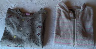 2 maglie bambina DopoDopo e Mystyle taglia 5 anni.