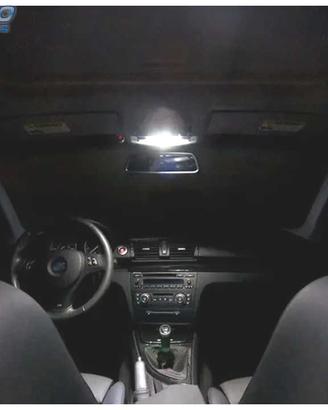 KIT 15 LAMPADE LED INTERNE BMW SERIE 1 E81 E87 116