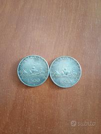 500 lire argento caravelle 1959 e 1961