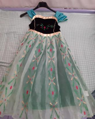 Vestito carnevale Anna Frozen 8- 9 anni