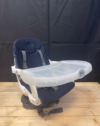 Seggiolino da tavolo Cam blu con vassoio