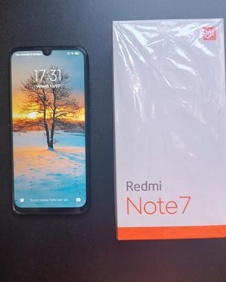 Smartphone Xiaomi Redmi Note 7 + Cover e Pellicola