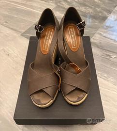 Espadrillas Tommy Hilfiger verde oliva taglia 37