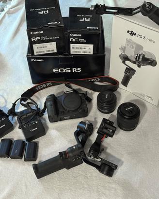 Canon EOS R5 + Kit completo foto/video