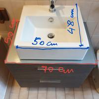 Mobile bagno sospeso 