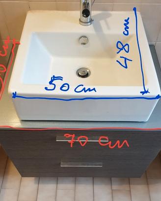 Mobile bagno sospeso 
