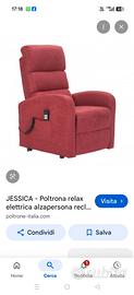 poltrona elettrica 
