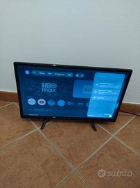 TV smart led 24 pollici con telecomando 