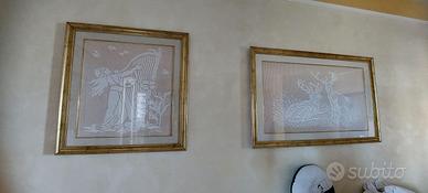 Quadri con merletti all interno