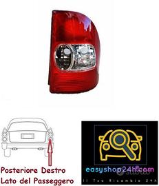FARO FANALE FANALINO POSTERIORE SX PER FIAT STRADA