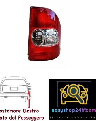 FARO FANALE FANALINO POSTERIORE SX PER FIAT STRADA