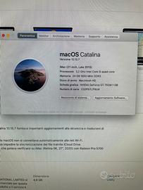 I Mac 27 late 2013 i5 24 gb ram 1 Tb Hd
