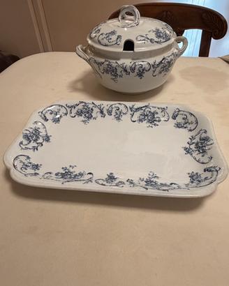 Zuppiera con coperchio “Ortus” + grande vassoio