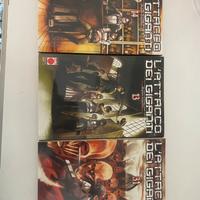 Manga l’Attacco dei Giganti volume 13,14 e 31