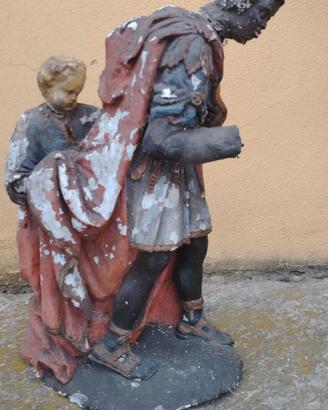 antiche statue in gesso 