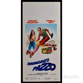 1 Locandina cinema 1981 innamorato pazzo Celentano