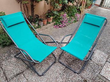 2 Sdrai a dondolo swing da giardino