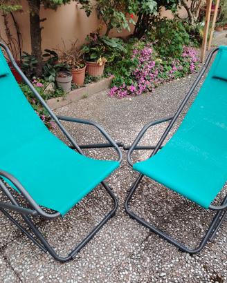 2 Sdrai a dondolo swing da giardino