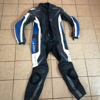 tuta moto A-PRO taglia 54 vera pelle nera 