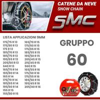 Catene da neve omologate gruppo 60