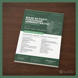 Manuale Concorso MASE 50 Funzionari Completa