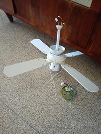 Lampadario con pale 