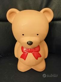 Salvadanaio in Terracotta a forma di Orsetto