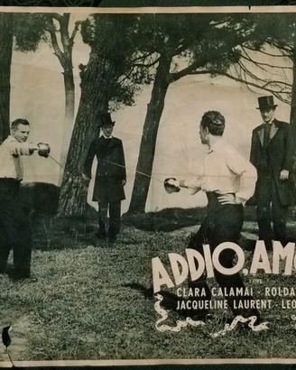 FOTOBUSTA MANIFESTO LUXFILM ADDIO AMORE C.Calamai