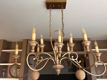Lampadario Shabby Chic