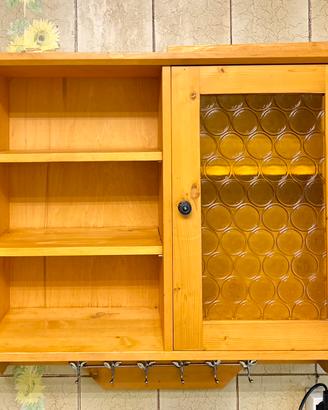 Pensile in legno massello