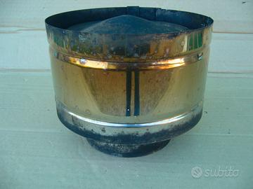 Comignolo a botte antivento inox
