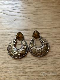 Orecchini vintage argento Alunno Stendardi Arezzo