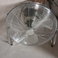 VENTILATORE DA TERRA ALTA VELOCITA 45CM 120W CROMO