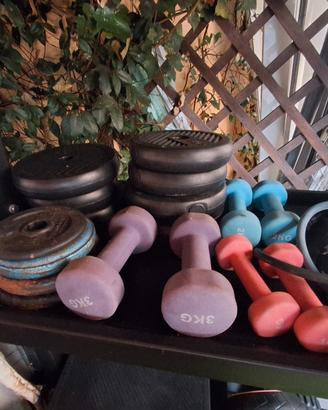 Kit Pesi e Manubri per Allenamento a Casa 