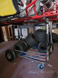 Carrello Porta Kart Pieghevole EMA Motorsport
