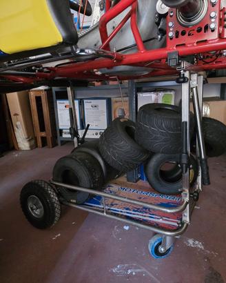 Carrello Porta Kart Pieghevole EMA Motorsport