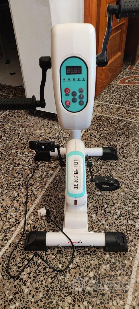 Pédalier électrique Welly & Combi EVERFIT – Rééducation Bras/jambes – 2 Moteurs 70W – 12 Vitesses – LCD