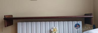 mensola ripiano copritermosifone legno massello