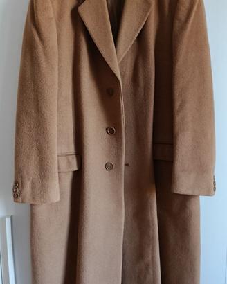 Cappotto Uomo Vintage Cammello Misto Cashmere 40%