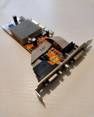 Scheda Video AGP ASUS Radeon 9250 128MB