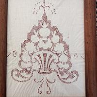 quadro arte povera intaglio a mano